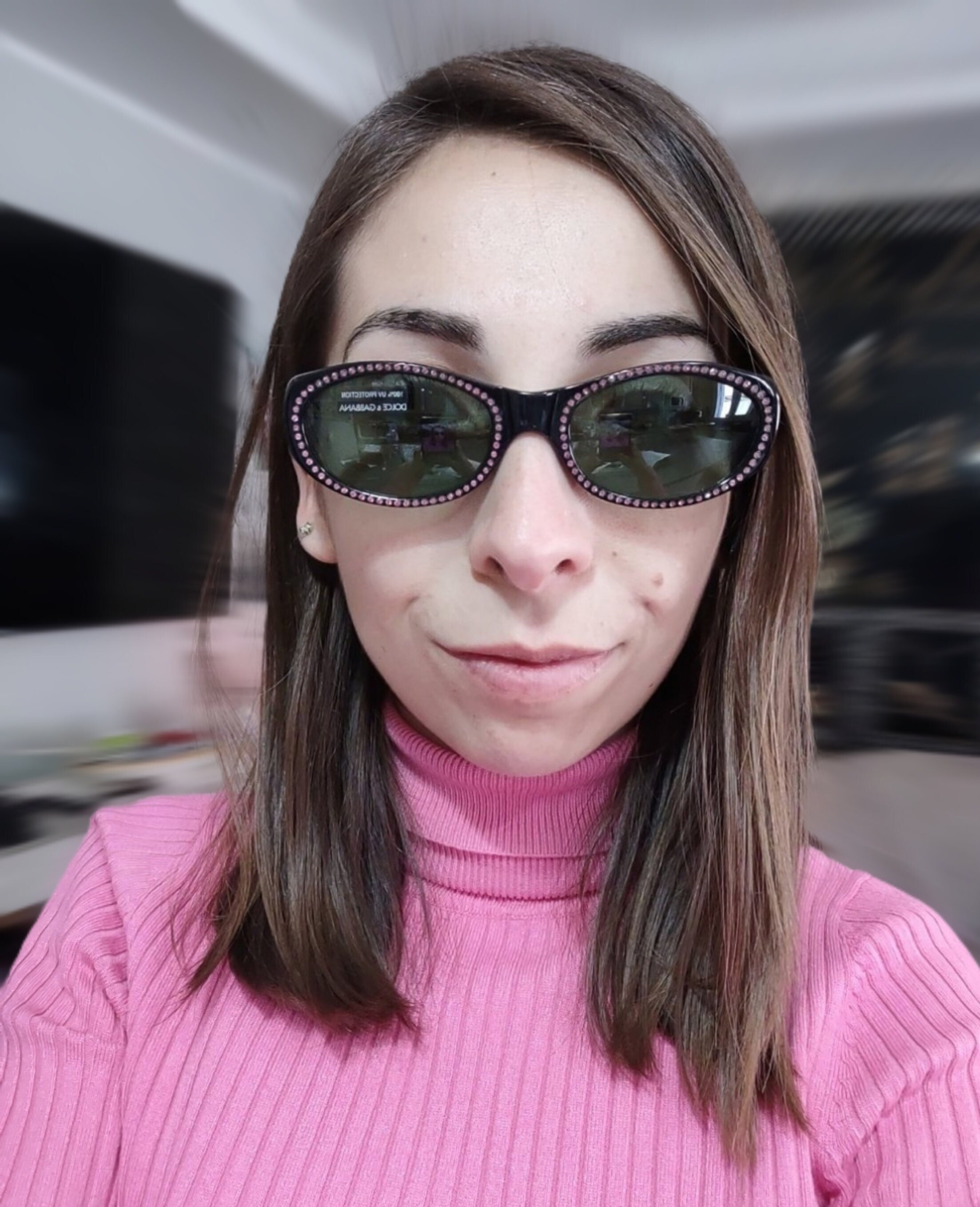 Dolce E Gabbana DG 533S Y2K Vintage Sunglasses Pink NOS Deg  display picture 1