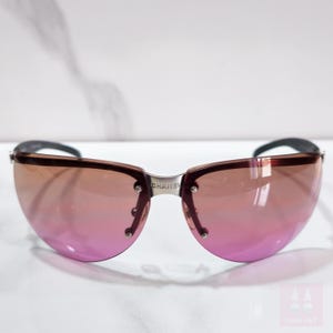Chanel 4010 vintage sunglasses rimless Y2K lunette brille y2k shades NOS never used