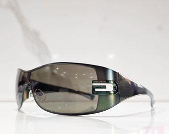 Gucci GG 1804 Vintage Sunglasses Wrap Shield Occhiali Lunette
