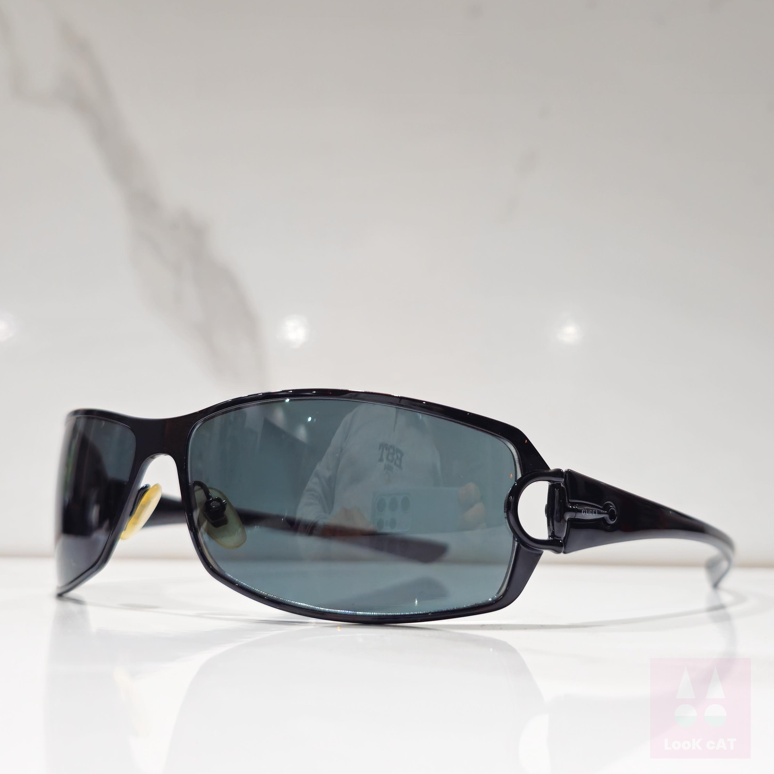 Vintage Gucci Sunglasses, GG 2739 Tom Ford Era, Y2K Rimless Shield