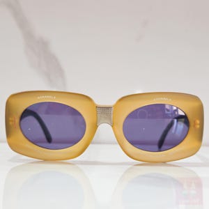 Chanel mod rare vintage sunglasses Y2K lunette brille y2k 90s shades RUNWAY 90s luxury 1990s retro Camera for collectors