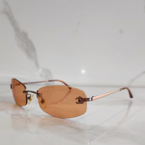 chanel sunglasses two tone