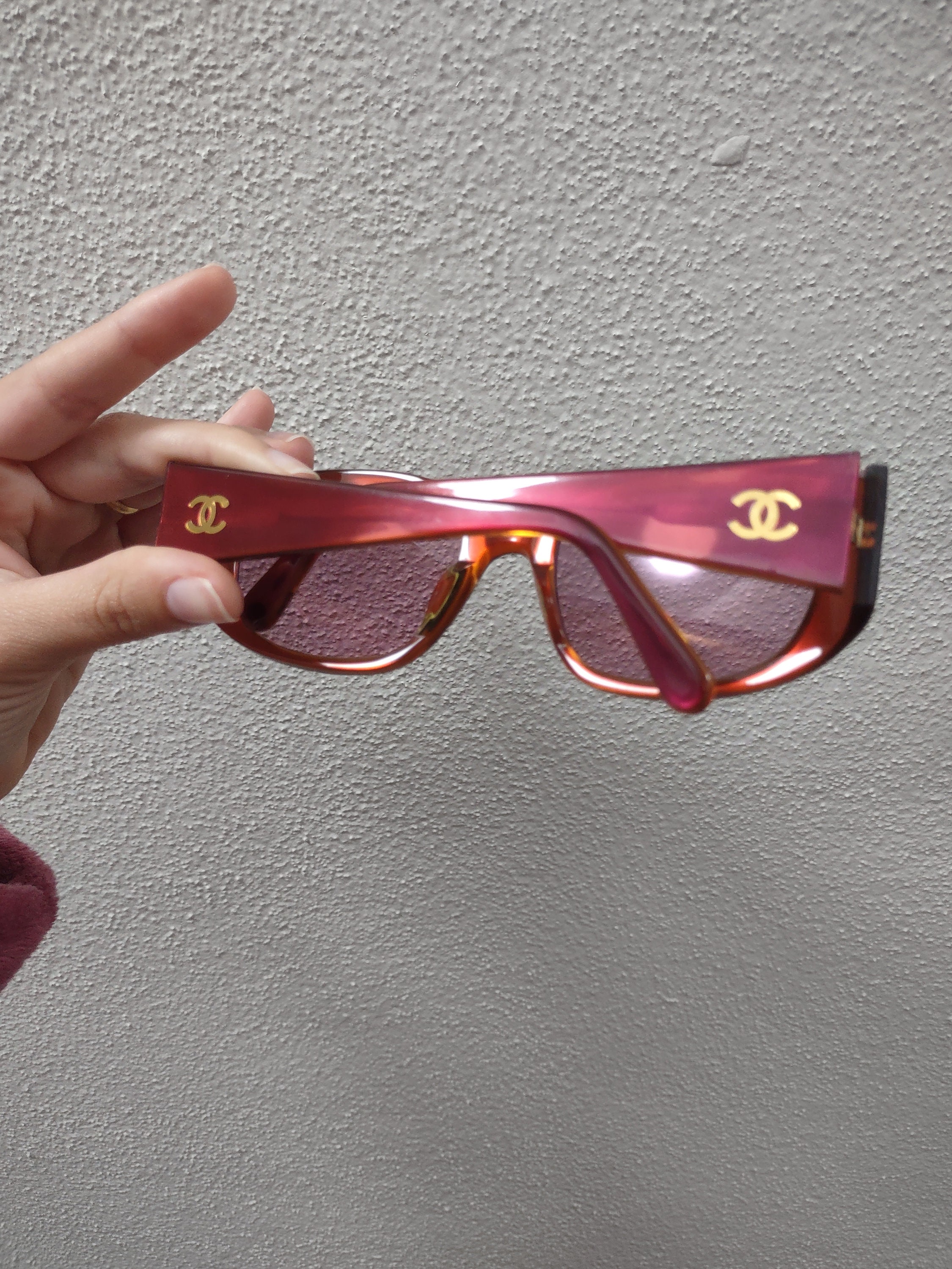 Buy Chanel Vintage Sunglasses Occhiali Gafas 90s Made in Italy O Online in  India 