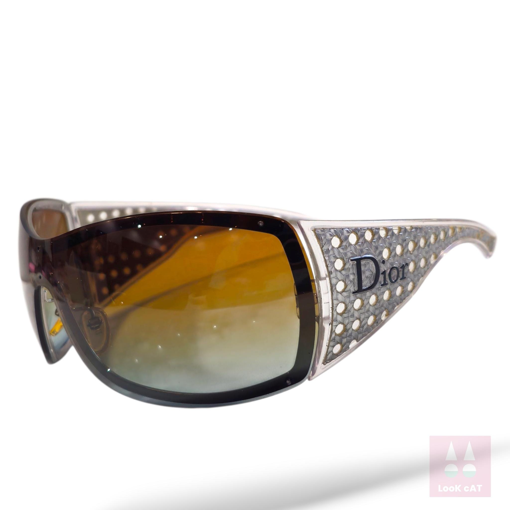 Christian Dior Quadrille Y2k Vintage Sunglasses NOS Never Used