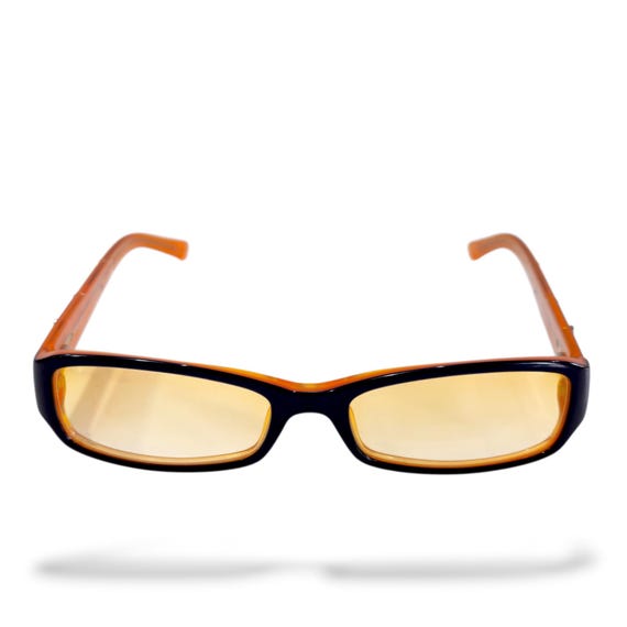 Vintage Prada Rectangular Sunglasses -Black Frame… - image 2