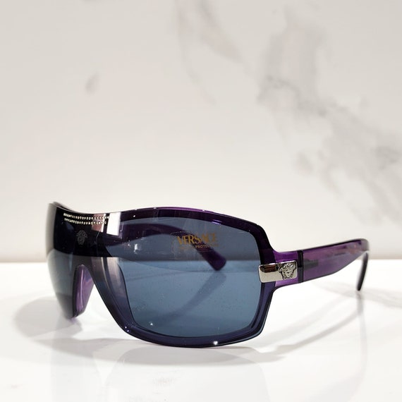 Versace Modello 4075 Sunglasses Wrap Shield Lunette Brille Y2k -   Ireland