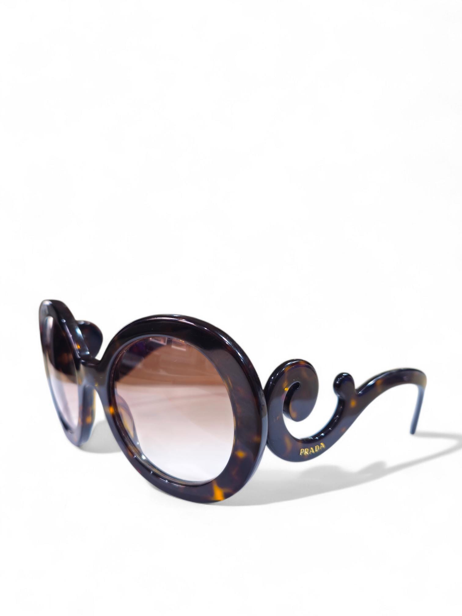 PRADA ミニマル バロック 鼈甲 サングラス eyewear glasses Prada