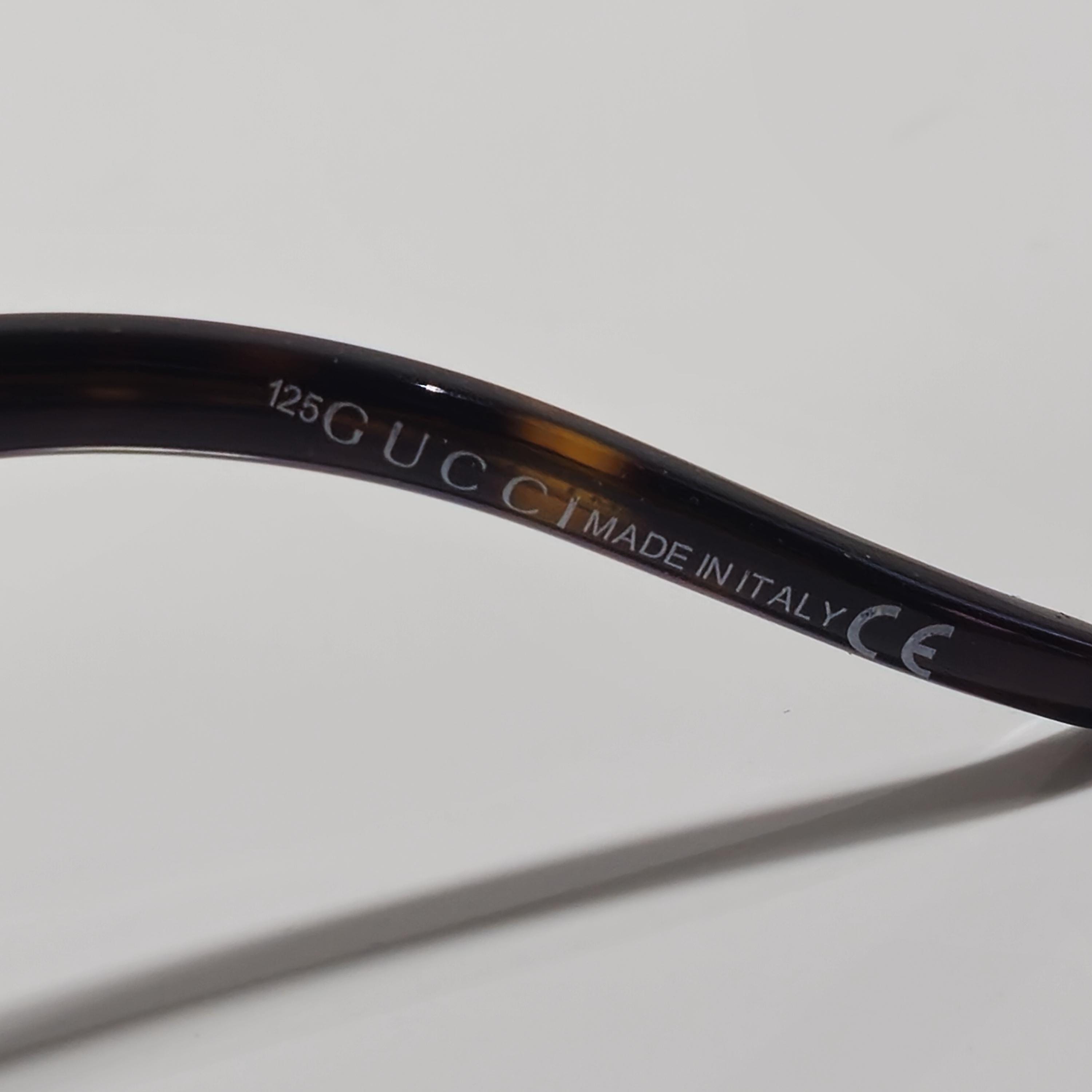Vintage Gucci Sunglasses - Y2K 2000s - Rectangle - Slim Narrow