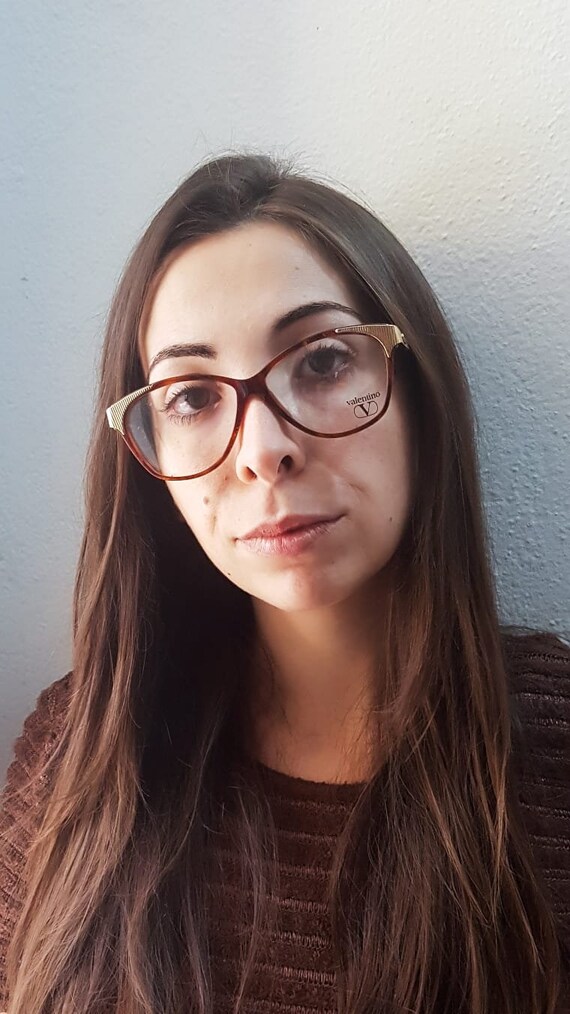 Valentino vintage rare eyeglasses 80s lunette bril