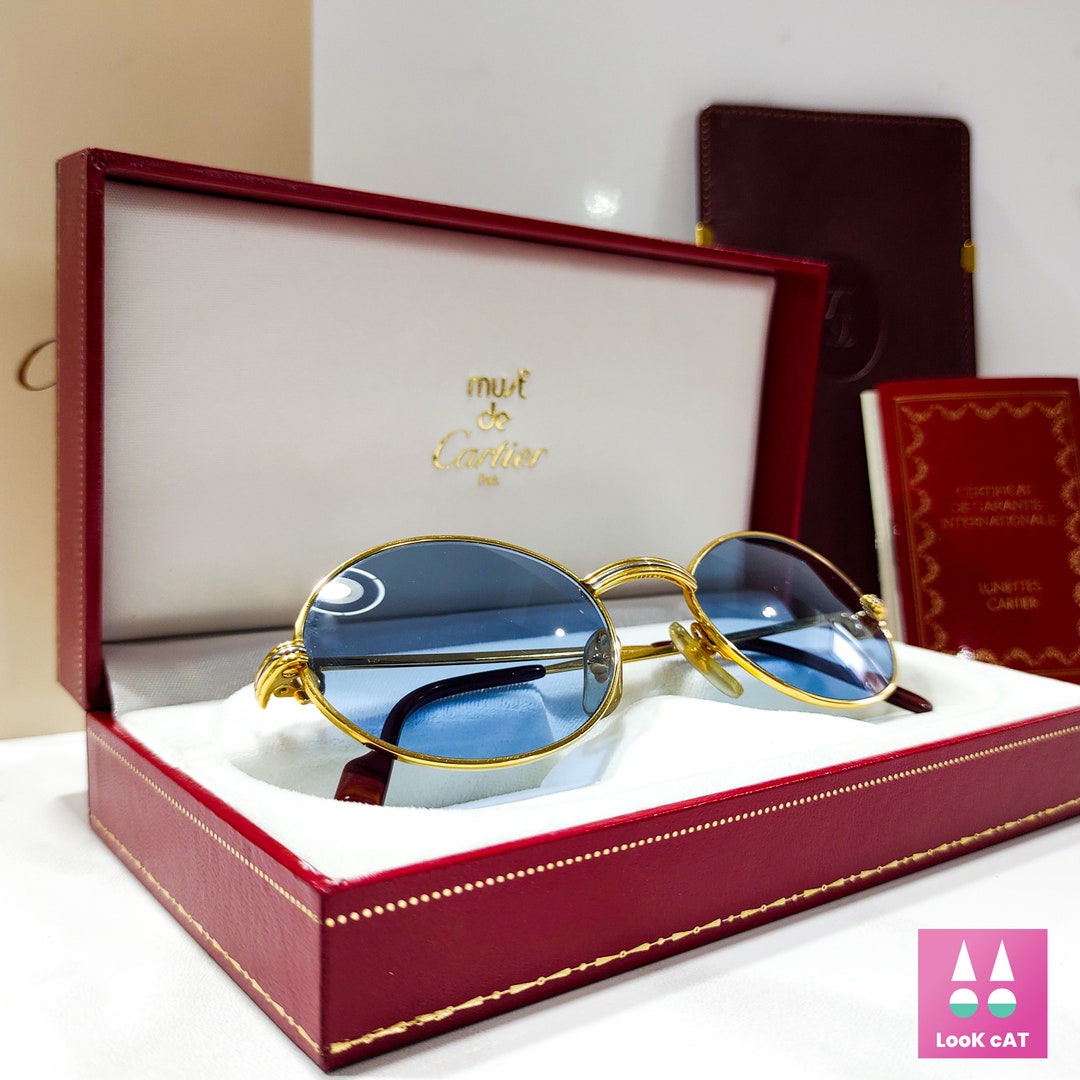 Cartier Saint Honore Vintage Genuine Sunglasses 58 22 140 Brillen Etsy Canada