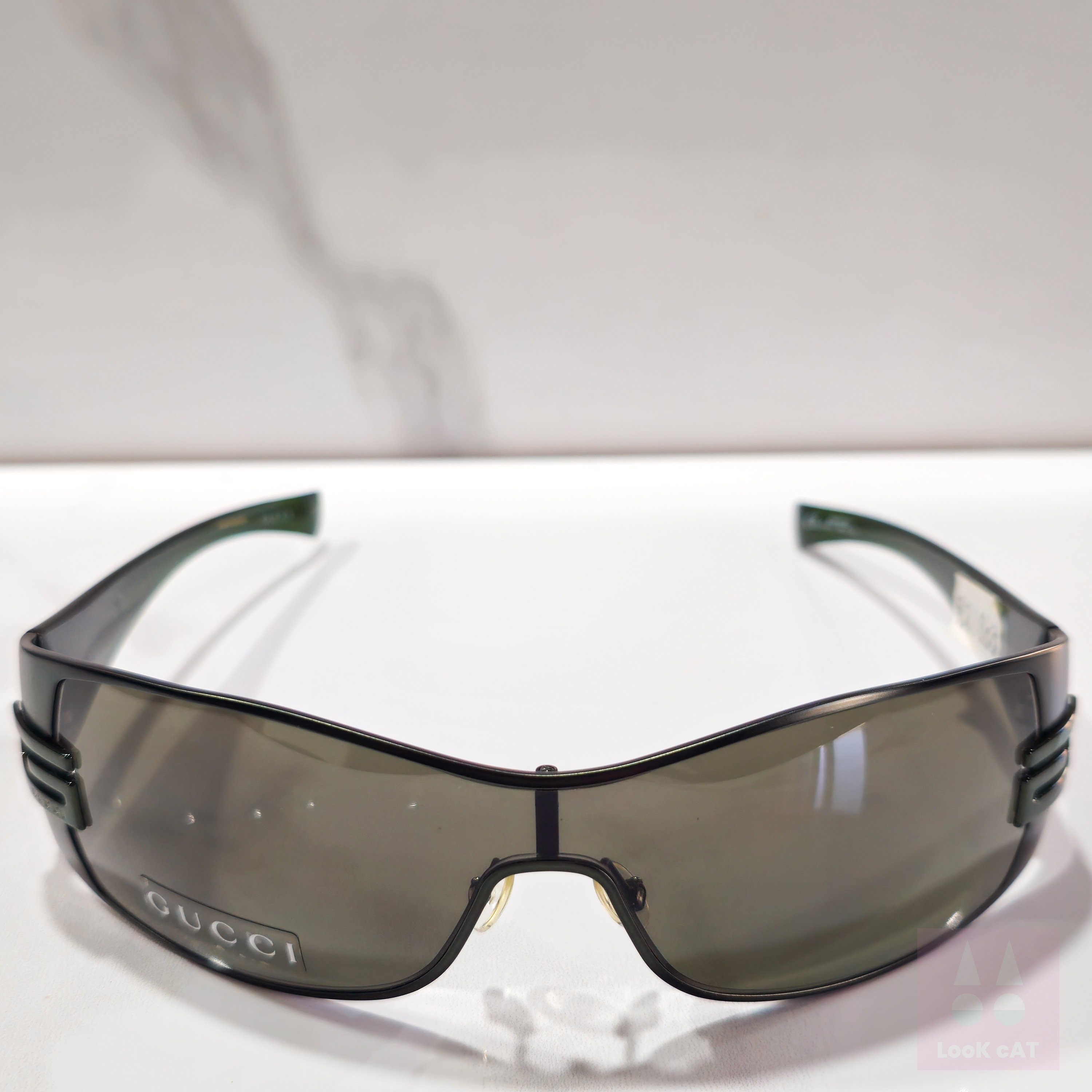 Gucci GG 1804 Vintage Sunglasses Wrap Shield Occhiali Lunette