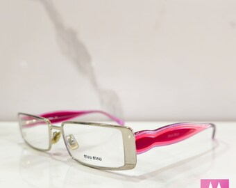 Miu Miu MU60CV Prada brilmontuur brillen Bayonetta-stijl brillen lunette brille y2k tinten