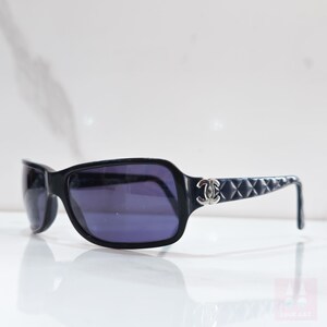 Chanel 5050 vintage sunglasses black lunette brille 90s shades y2k genuine
