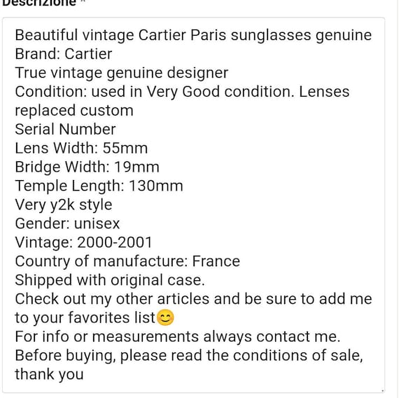 CARTIER  Premiere Collection C Decor sunglasses l… - image 10