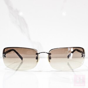 Chanel Mod 4113 Sunglasses Rare Lunette Brille Y2k Shades Rimless
