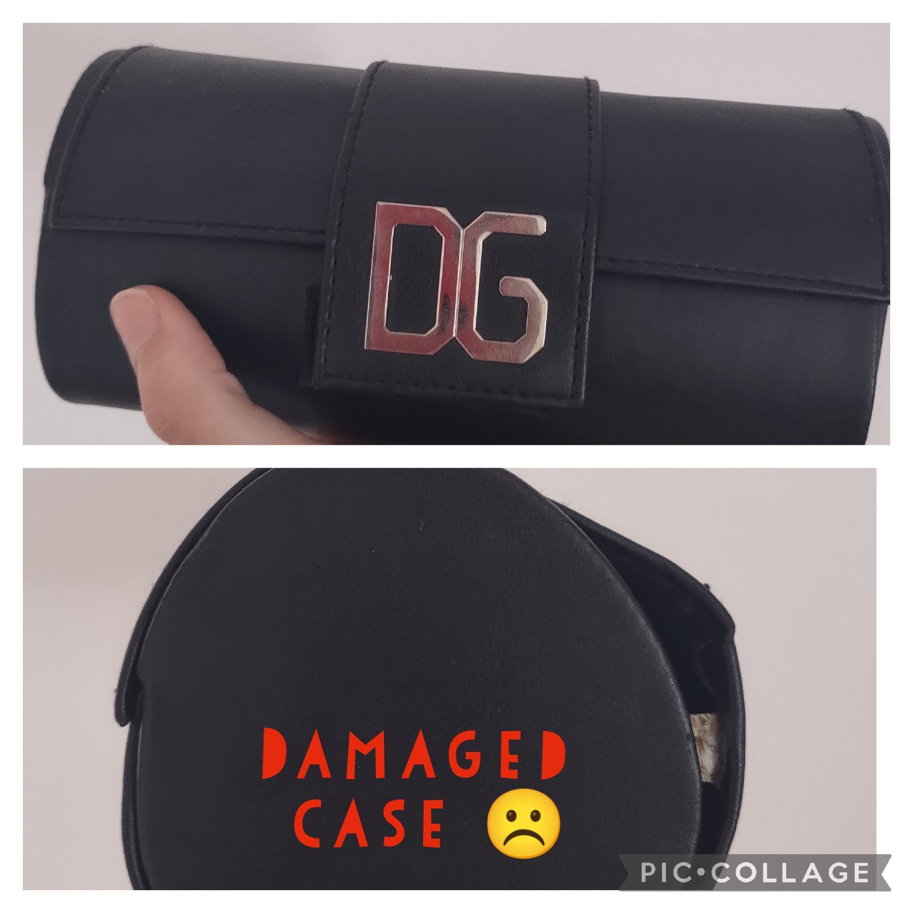 Dolce & Gabbana Vintage Black Rhinestone Sunglasses Case DG Logo Dolce & Gabbana VINTAGE RHINESTONES DG LOGO SUNGLASSES | Grailed main image 2