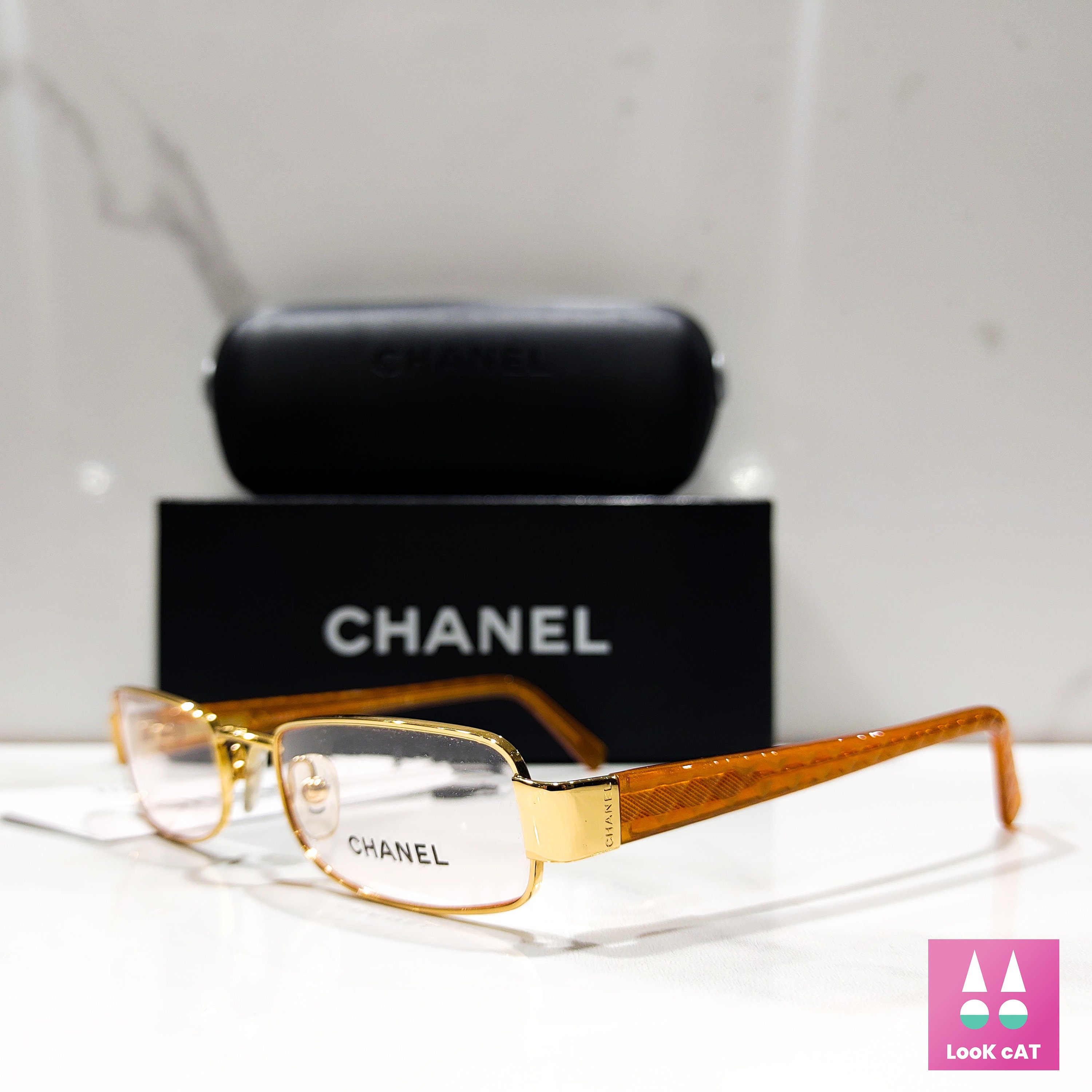 Buy Chanel Eyeglasses Frame Mod. 2029 Gold/red for Women Online in India 