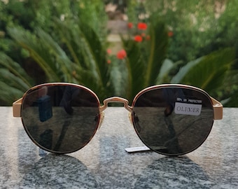 Gafas de sol Oliver lunette brille NOS lente redonda ovalada