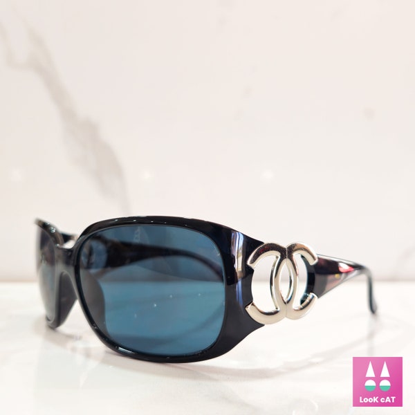 Chanel 6014 sunglasses lunette brille y2k shades oversize black big C