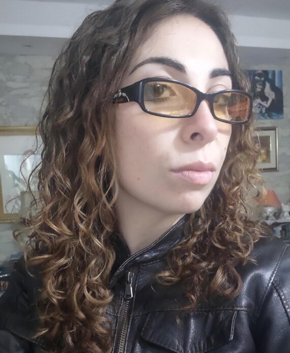 Vintage Prada Rectangular Sunglasses -Black Frame… - image 6