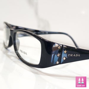 Prada VPR 09H eyeframe eyeglasses Bayonetta style eyewear lunette brille y2k shades rimless