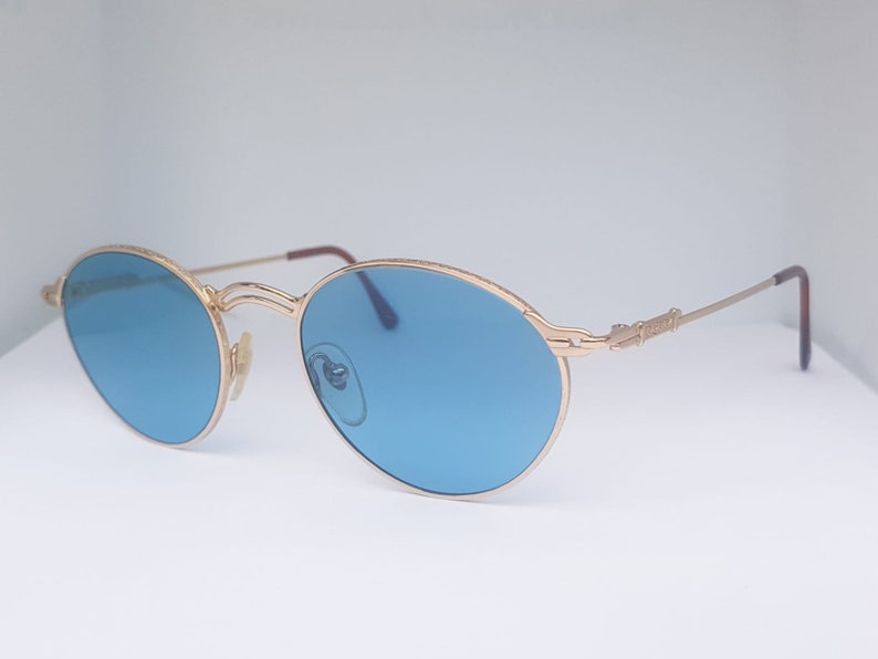 Byblos sunglasses frame italy lunette brille round lens 90s | Etsy