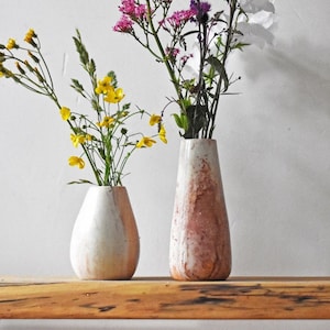 Bud Vase, Dried Flowers Arrangements Vase, Fake Flower Console Foyer Table Center Pieces Decor, Boho Wedding Office Desk Ethical Home Decor