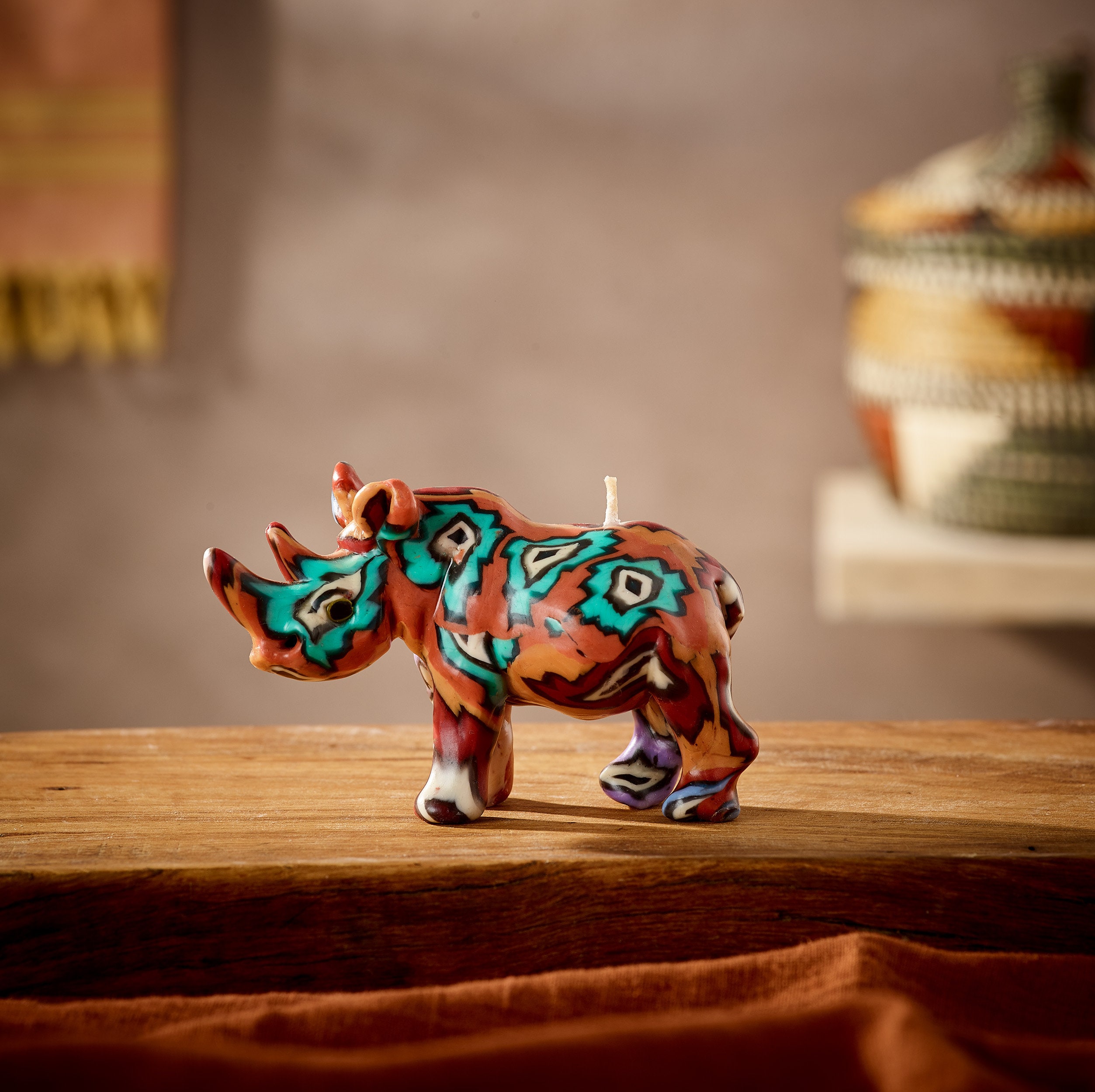 Rhino Candles | Fair Trade Handmade Swazi Candles | Unique African