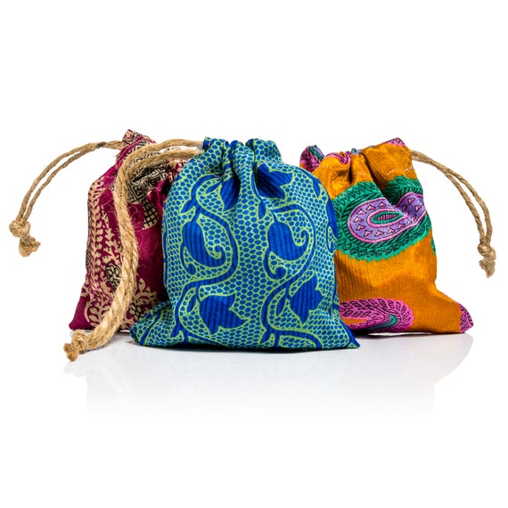 Sari Purse- recycled material Sari Purse- recycled material
