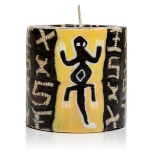 Lizard candles, Patterned Gecko fair trade Swazi candles, Handmade African home decor, Ethical Gifts for climbers