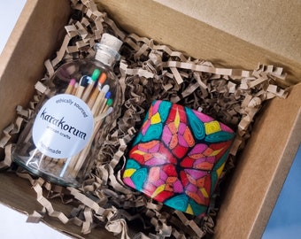 Flower Candles; Colourful Pillar Candles With Flower Pattern; Fair