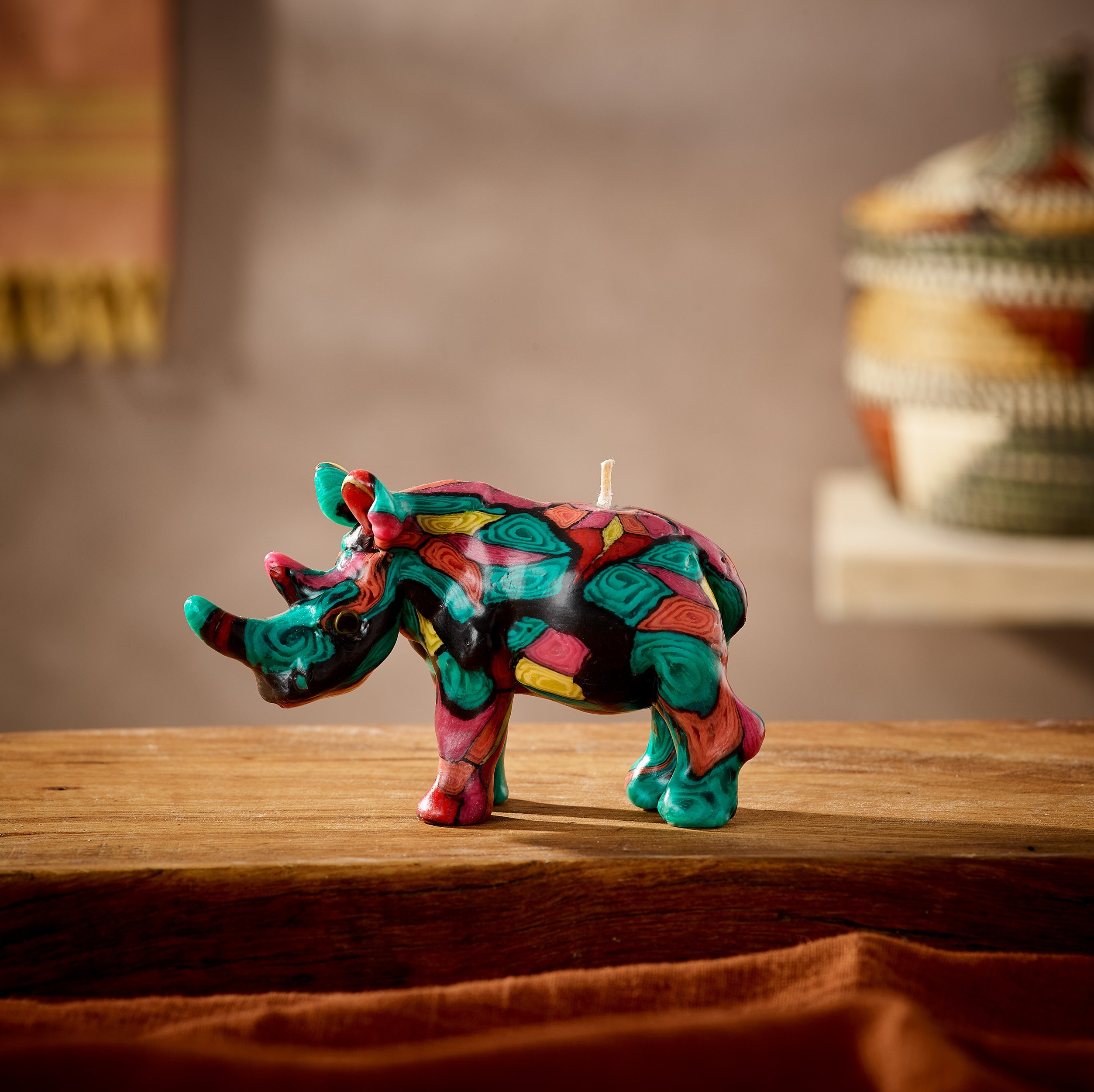 Rhino Candles | Fair Trade Handmade Swazi Candles | Unique African
