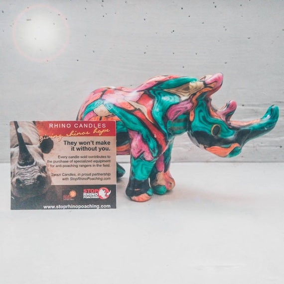Rhino Candles | Fair Trade Handmade Swazi Candles | Unique African