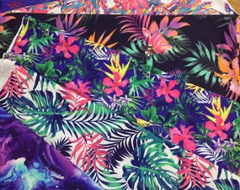 Weight 200GSM 4 stretch way 82 polyester/ 18 spandex matt custom print sample ideas for swimwear, - Price sold by Yard