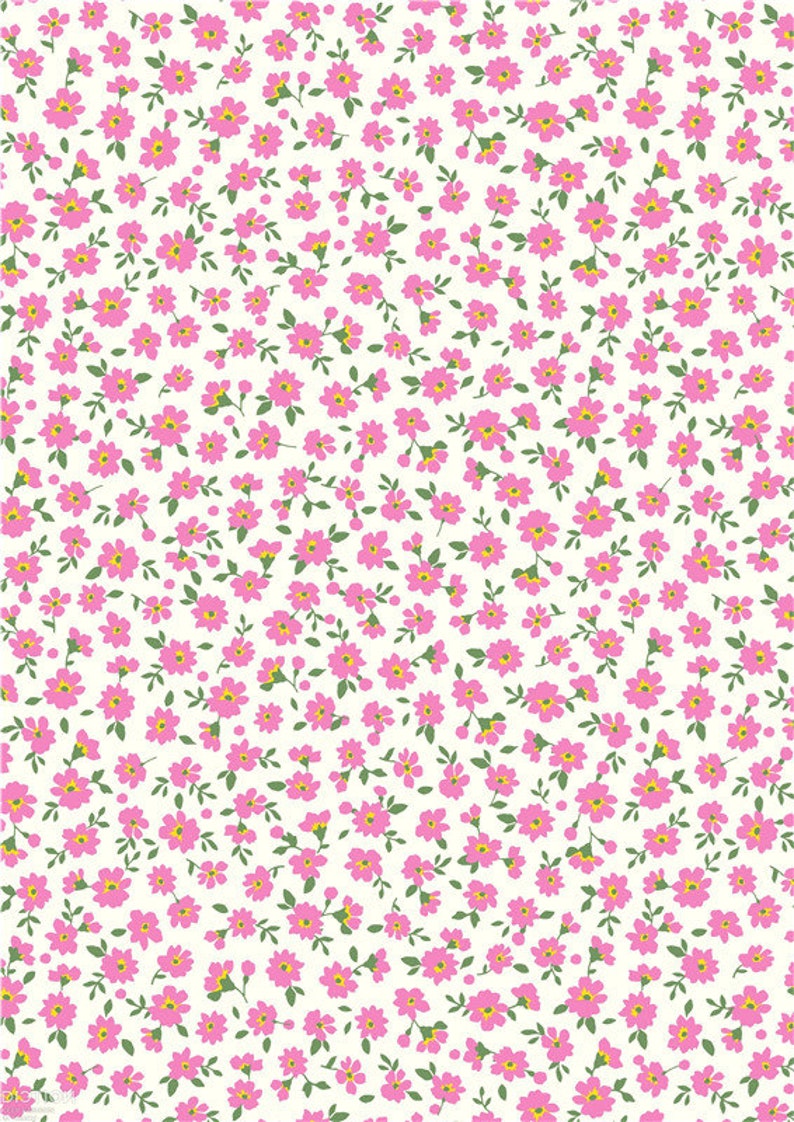 1752 4 stretch way Newest flower Print For your 20 SS Polyester Spandex Matt Custom Your Own Pattern Printing on image 1