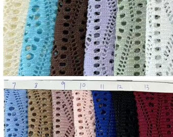 CX9661# Stretch polyester spandex hollow hole lace fabric 155gsm works bikini, clothes, dress, cappa, accessories, diy, swimsuit, sold yard
