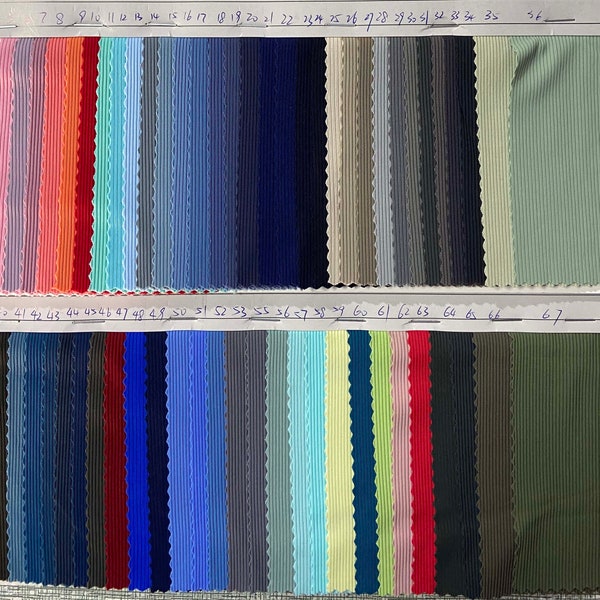 165GSM Weight 67 Solid colors JSD81174# for 4 Stretch way Ribbed  88 Nylon / 12 Spandex for swimwear, bikini,leotard Price sold by yard