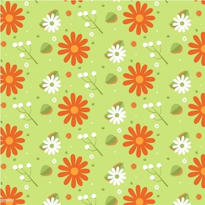 8997# 4 stretch way newest flower print- Polyester Spandex Matt- Support Custom print- ideal for your swimwear, bikini, outfit, Sold by Yard