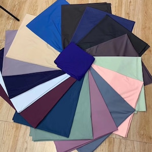 N1061# 4 stretch way 73Nylon / 27Spandex - Super soft hand - 49 solid colors - Perfect for bodywear, leggings, swimwear - Price sold by Yard