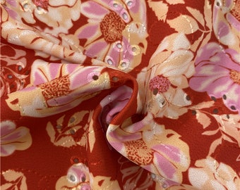 IMG9505 # 4 Stretch way embroidery spandex Print Width 125CM - 82 Polyester / 18 Spandex works Swimwear, bikini, clothes price sold by yard