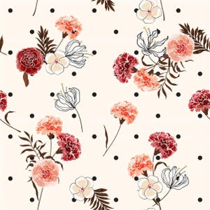 386# 4 stretch way newest flower polyester spandex fabric print - Custom Printing for dancewear, leotard, Custome Price Sold by yard