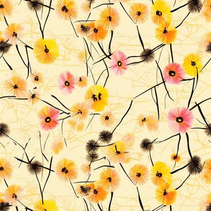 591# 4 stretch way newest small flower polyester spandex fabric print, Custom Printing for dancewear, leotard, Custome Price Sold by yard