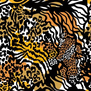 9971# 4 stretch way leopard fabric print for your 24 SS - Polyester Spandex Matt -works dancewear, bikini. clothes, Price Sold by Yard