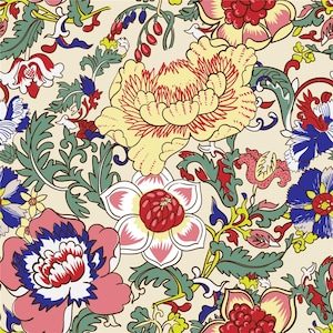 5918# 4 stretch way Newest flower fabric print - Polyester Spandex Matt -  Custom Your own Patterns Printing NO Minimal Order Quantity