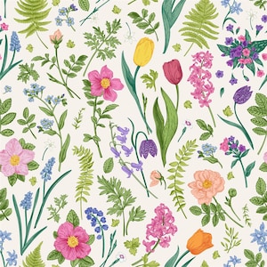 9993# 4 stretch way newest flower print- Polyester Spandex Matt- Support Custom print- ideal for your swimwear, bikini, outfit, Sold by Yard
