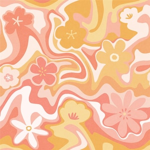 173# 4 stretch way newest flower print- Polyester Spandex Matt- Support Custom print- ideal for your swimwear, bikini, outfit, Sold by Yard