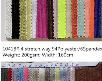 4 stretch way rib fabric 200GSM Weight 94 Polyester / 6 Spandex for swimwear, bikini, beachwear, clothes, boutiques, Price sold by yard