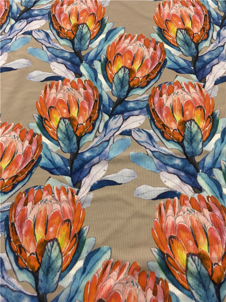 Super soft Z5390# 4 Stretch way Ribbed fabric print 92Polyester 8Spandex not see throught support to custom print price sold by yard