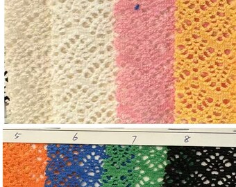 CX10274# Stretch polyester spandex hollow hole lace fabric 110gsm works bikini, clothes, dress, cappa, accessories, diy, swimsuit, sold yard