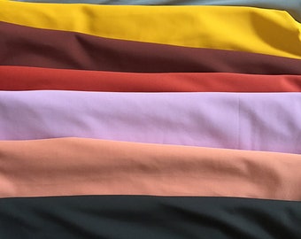 Newest 127 Colors (71-131 Colors) -2#  Nylon Spandex Matt Solid Colors - 4 Stretch way spandex  for swimwear, Price Sold By Yard